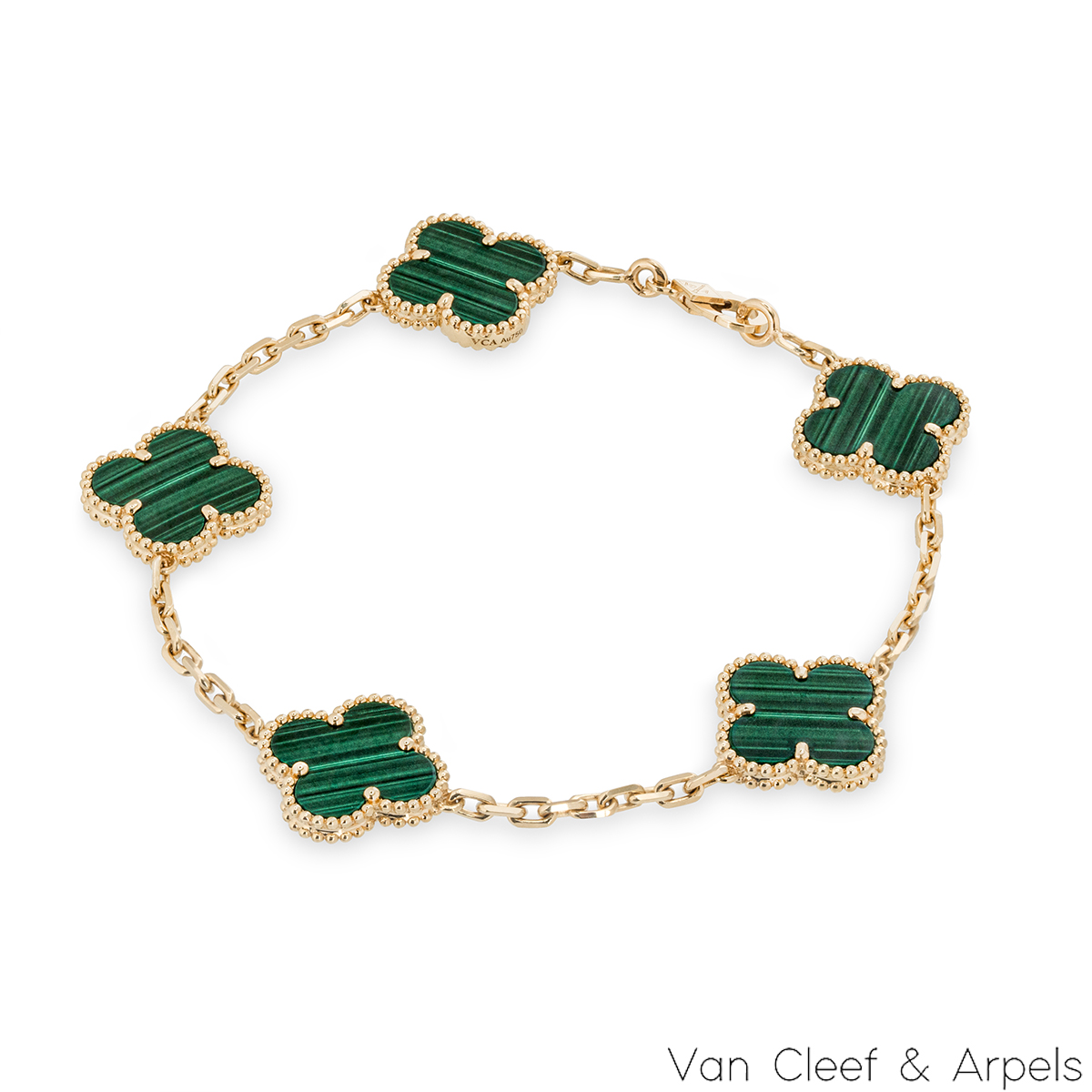 Van Cleef & Arpels Yellow Gold Vintage Alhambra Bracelet VCARL80900
